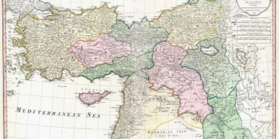 Mapa de Turquía antigua