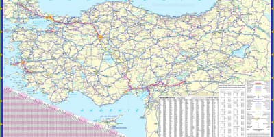 Mapa de turquía